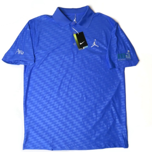 jumpman golf polo
